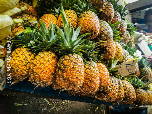 Fresh Juicy Pineapples
