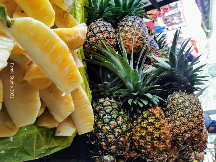 Fresh Juicy Pineapples